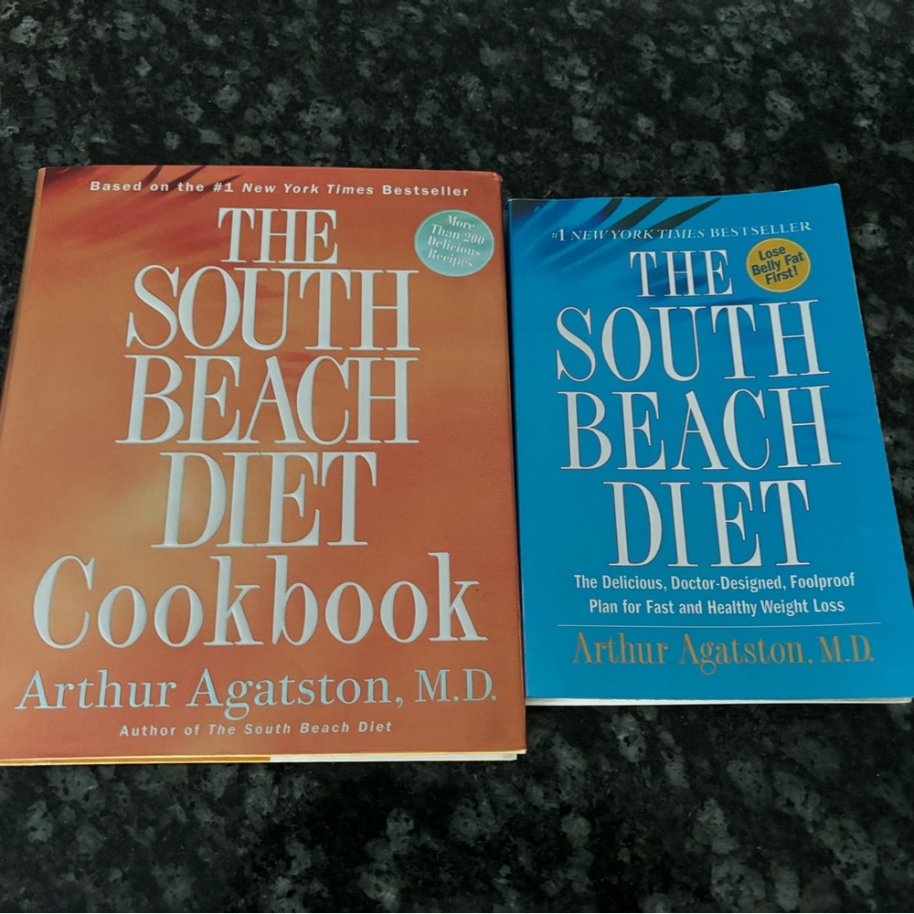 The South Beach Diet Cookbook Set - Orange and Blue